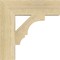 Ekena Millwork Balboa Block Rough Sawn Bracket, Douglas Fir, 4"W x 16"D x 16"H BKT04X16X16BOA05RDF - alternate 2